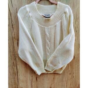 525 America Vintage Brooklyn heavy Cable Sweater Old Money Preppy Ivy Size m/L‎